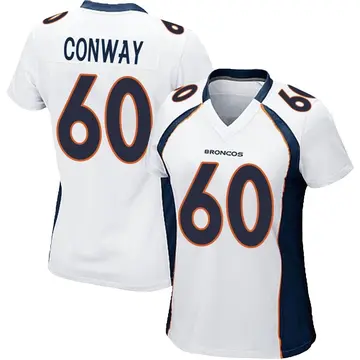 Women's Cody Conway Denver Broncos Nike Game Jersey - White