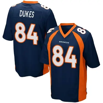 Youth DeVontres Dukes Denver Broncos Nike Game Alternate Jersey - Navy Blue