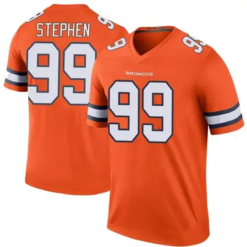 Youth Shamar Stephen Denver Broncos Nike Legend Color Rush Jersey - Orange